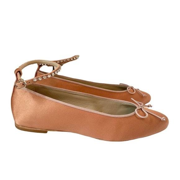 Anthropologie | Guilhermina Embellished Velvet Ballet Flats - Picture 3 of 11